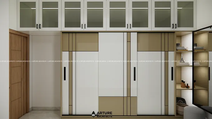 Integrated Storage and Slat Wall